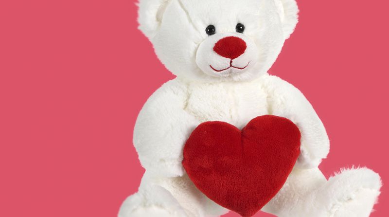 peluche pour la saint valentin